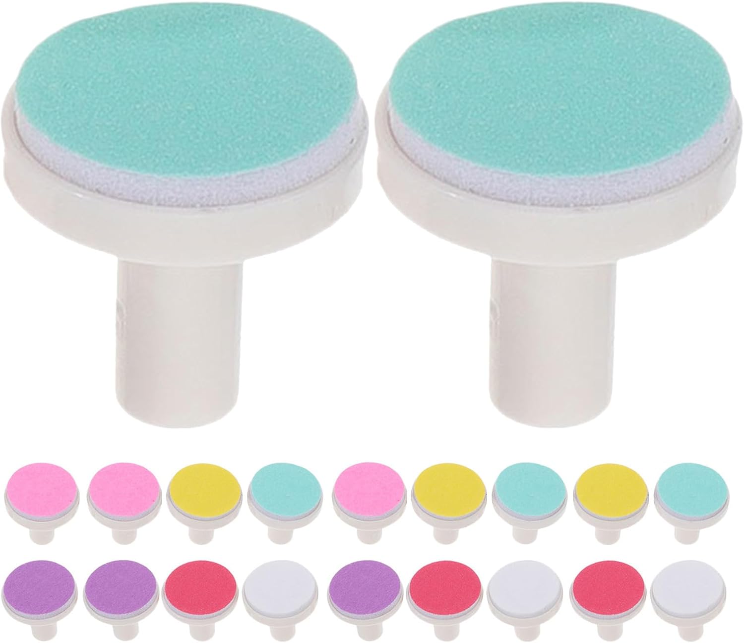36pcs Baby Nail Buffer Pads, Electric Nail File Grinding Heads
