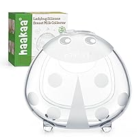 Vista 12 de haakaa - Colector de leche materna Ladybug, colector de leche para lactancia, cáscara de pecho para lactancia, reutilizable, colector de fugas