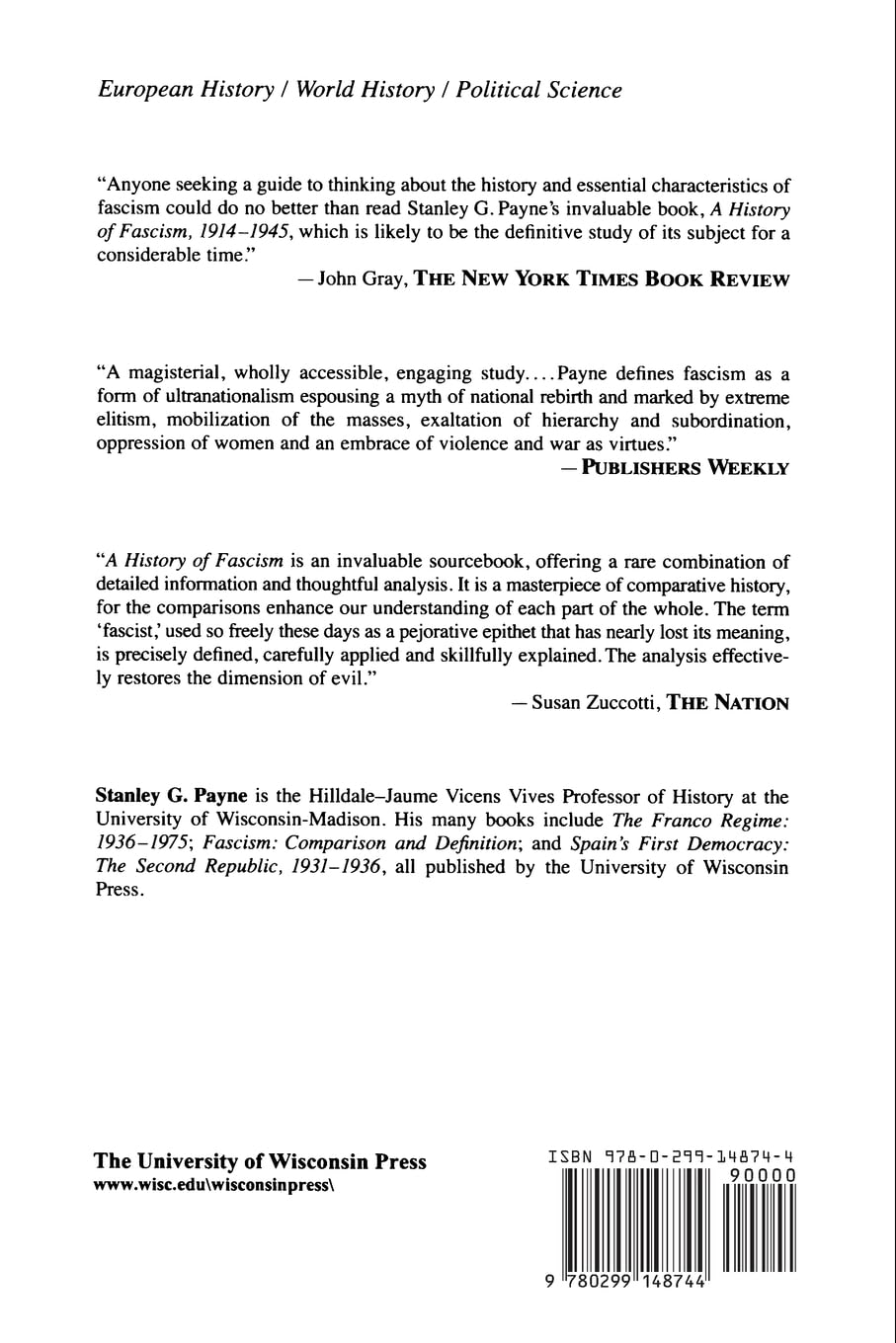 A History of Fascism, 1914–1945
