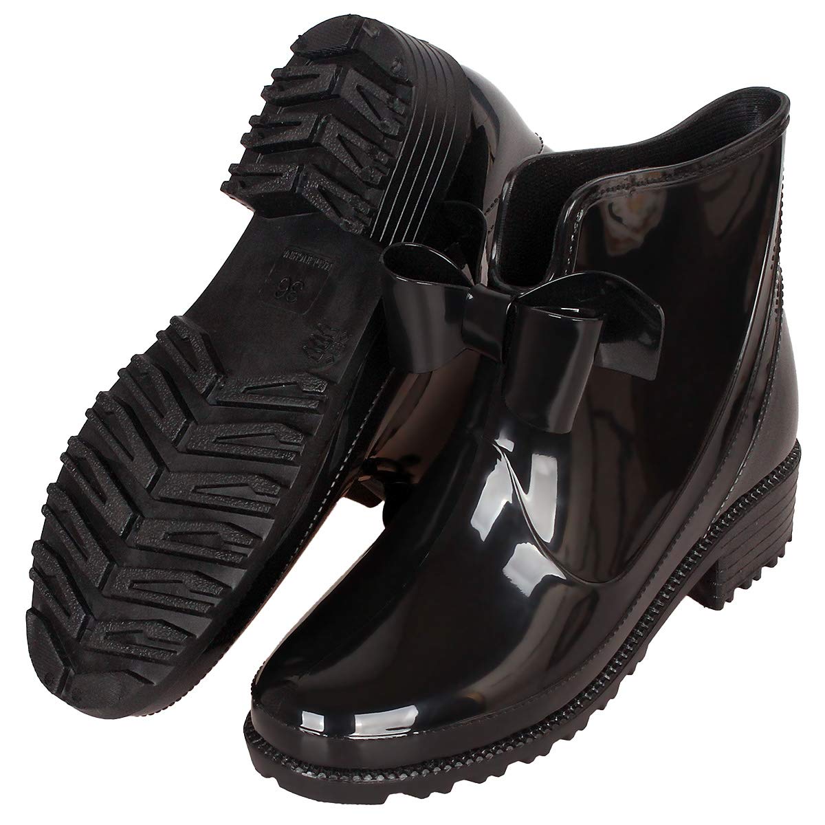 YOOEENWomen's Shoes Rubber Closed Toe Ankle Fashion Boots