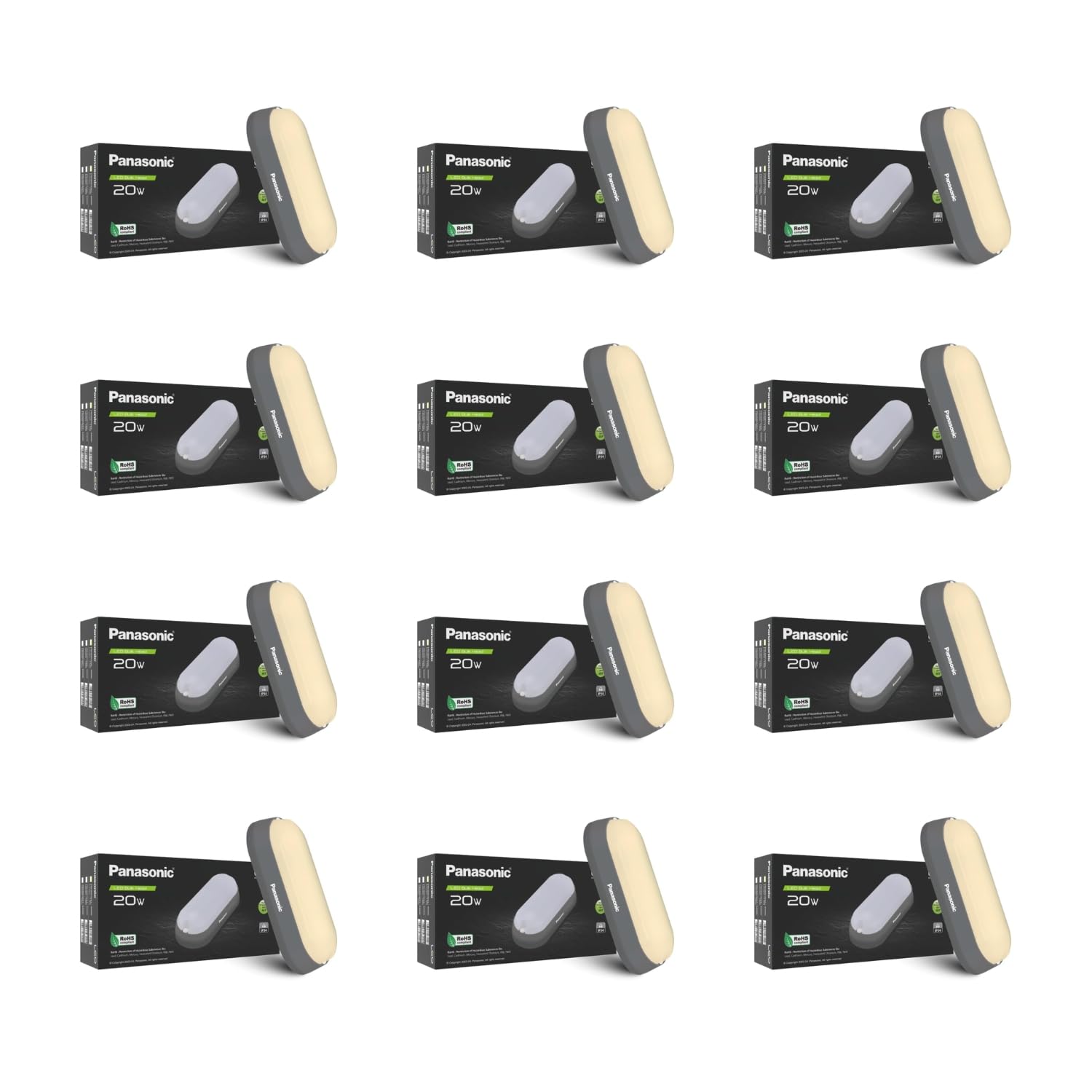 Panasonic LED Bulkhead Light - Outdoor Waterproof -12