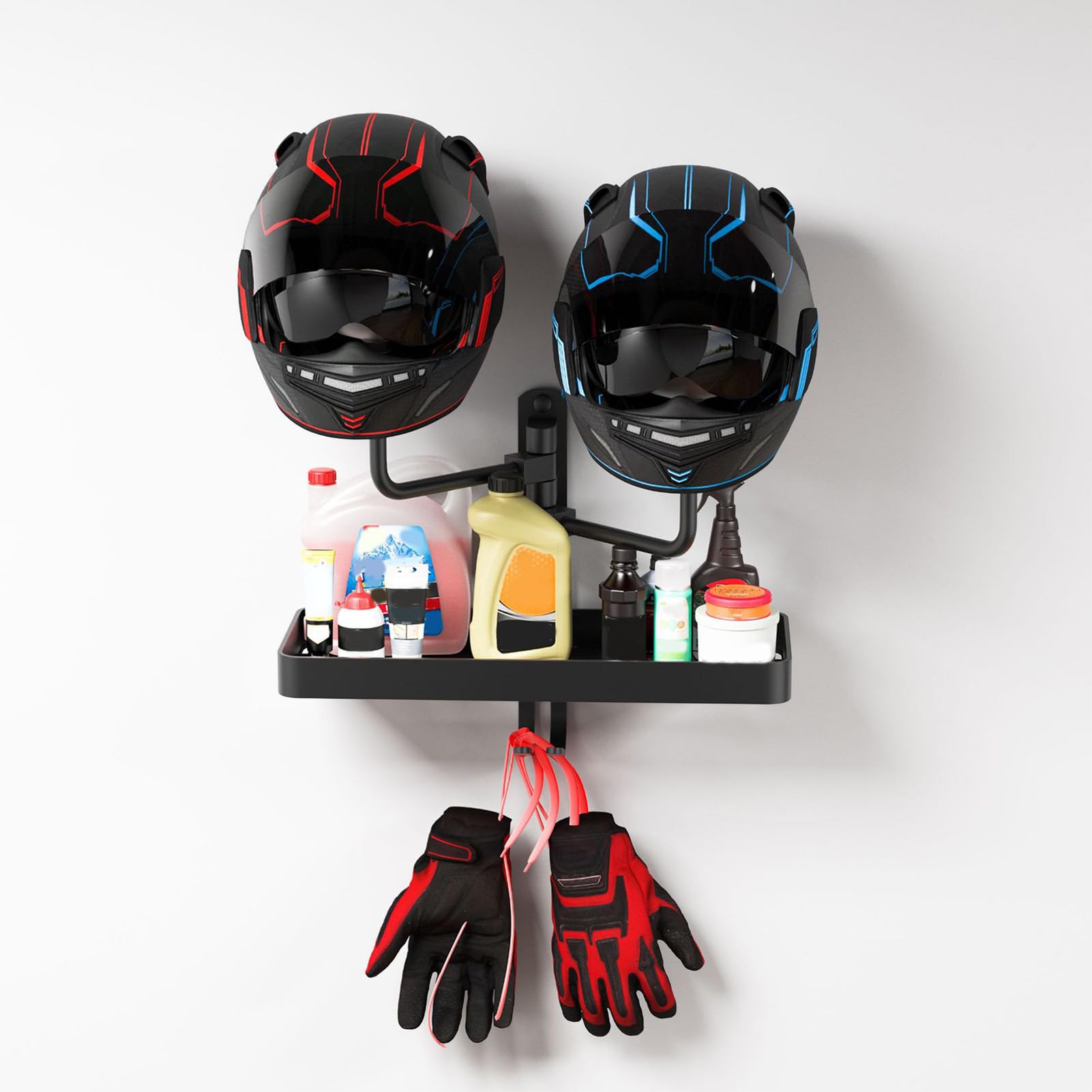 Soporte de pared para sombrero de seguridad para moto