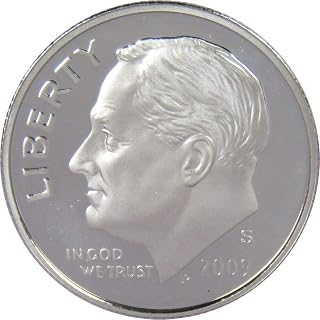2009 S Roosevelt Dime Choice Proof 90% Silver 10c US Coin Collectible