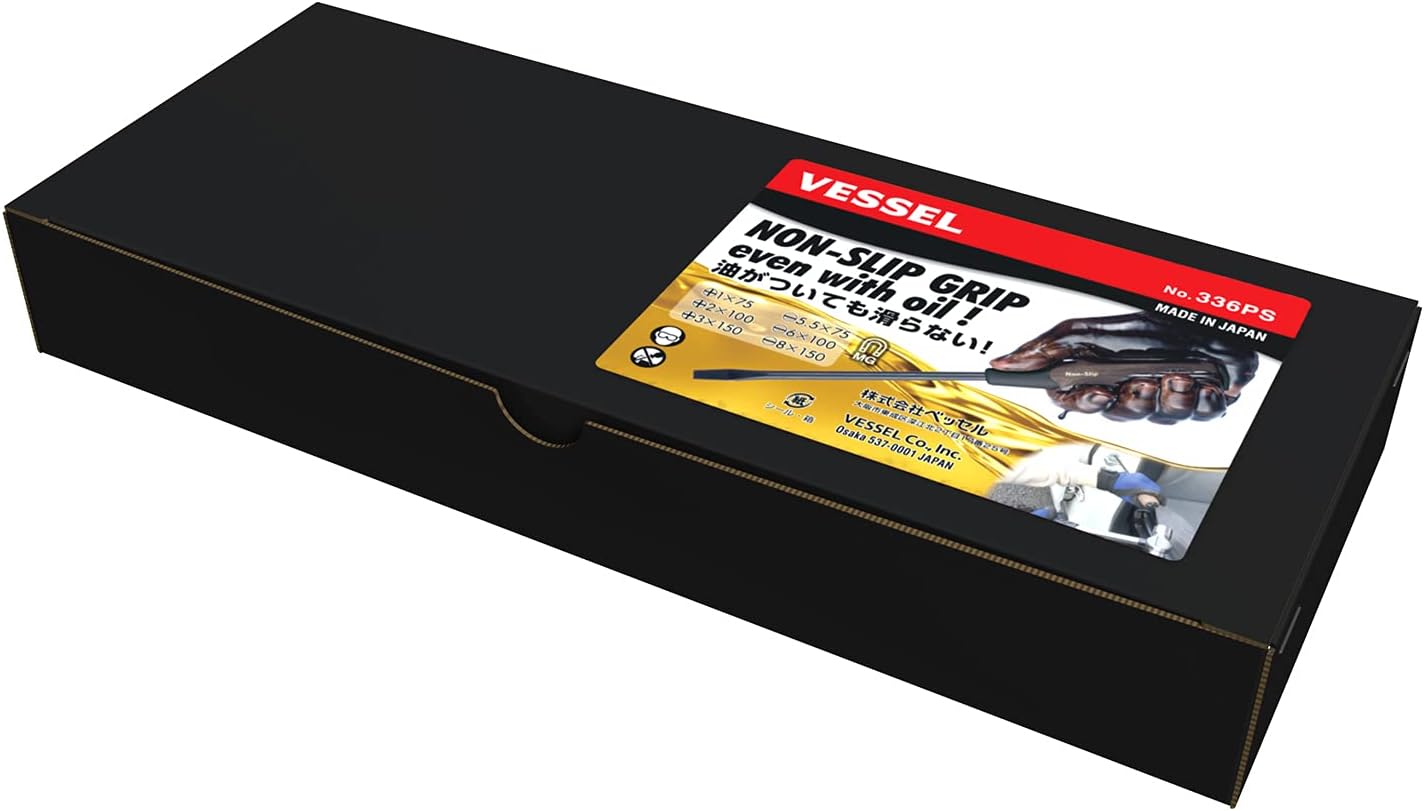 Vessel Woody Penetrating Screwdriver Non-Slip Grip Set of 6 (Boxed) 336PS