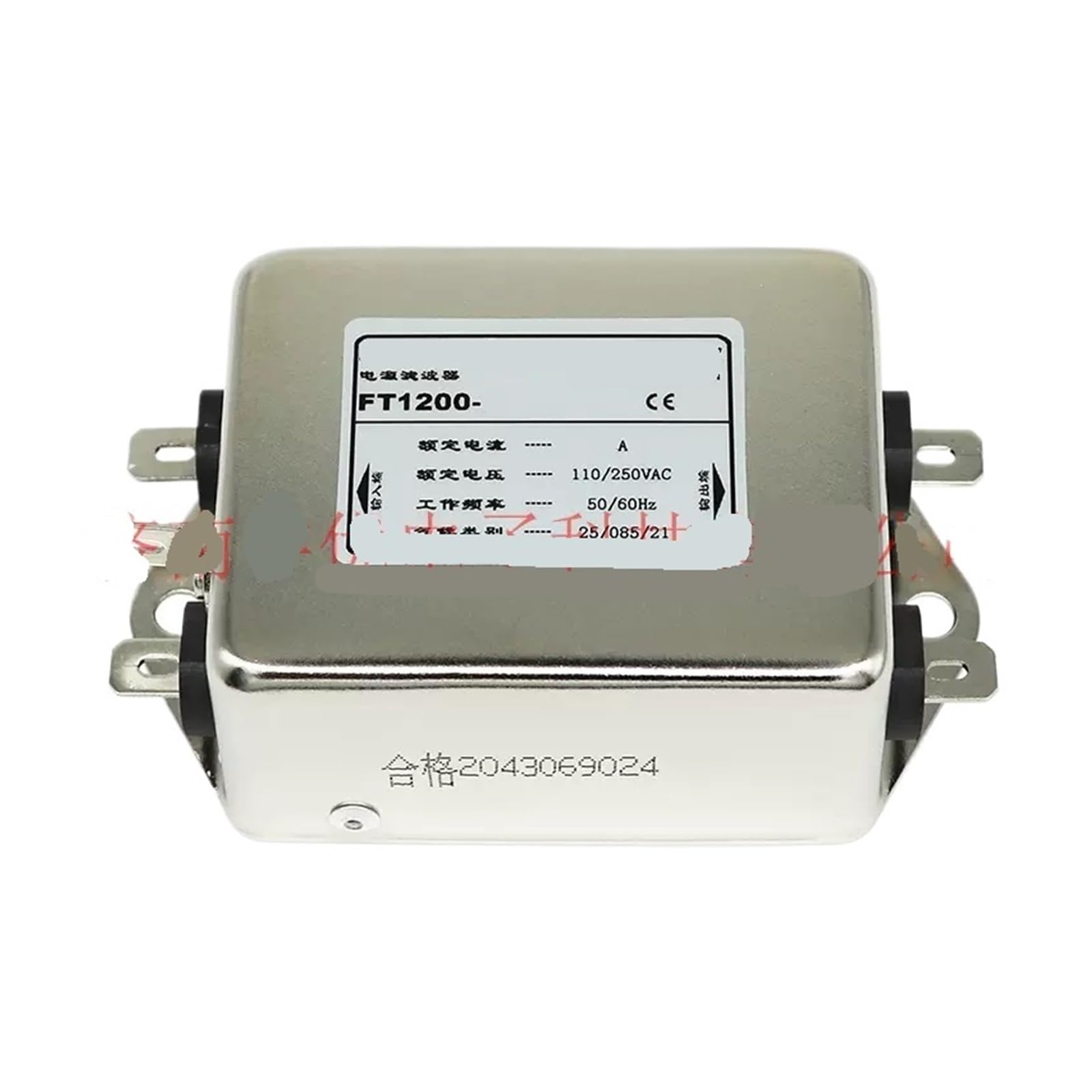 Filtre d'alimentation CA 220V FT1200-3A évite les pannes de servomoteur 10A
