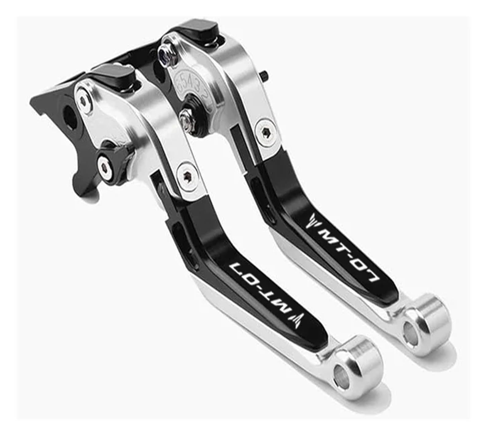 Ywqjiopm S Motorcycle Brake Clutch Lever For Mt-07 Fz-07 Mt 07 Fz07 Mt07 Fz 07 2014-2022 Motorcycle Adjustable Folding Extendable Brake Clutch Lever Handle