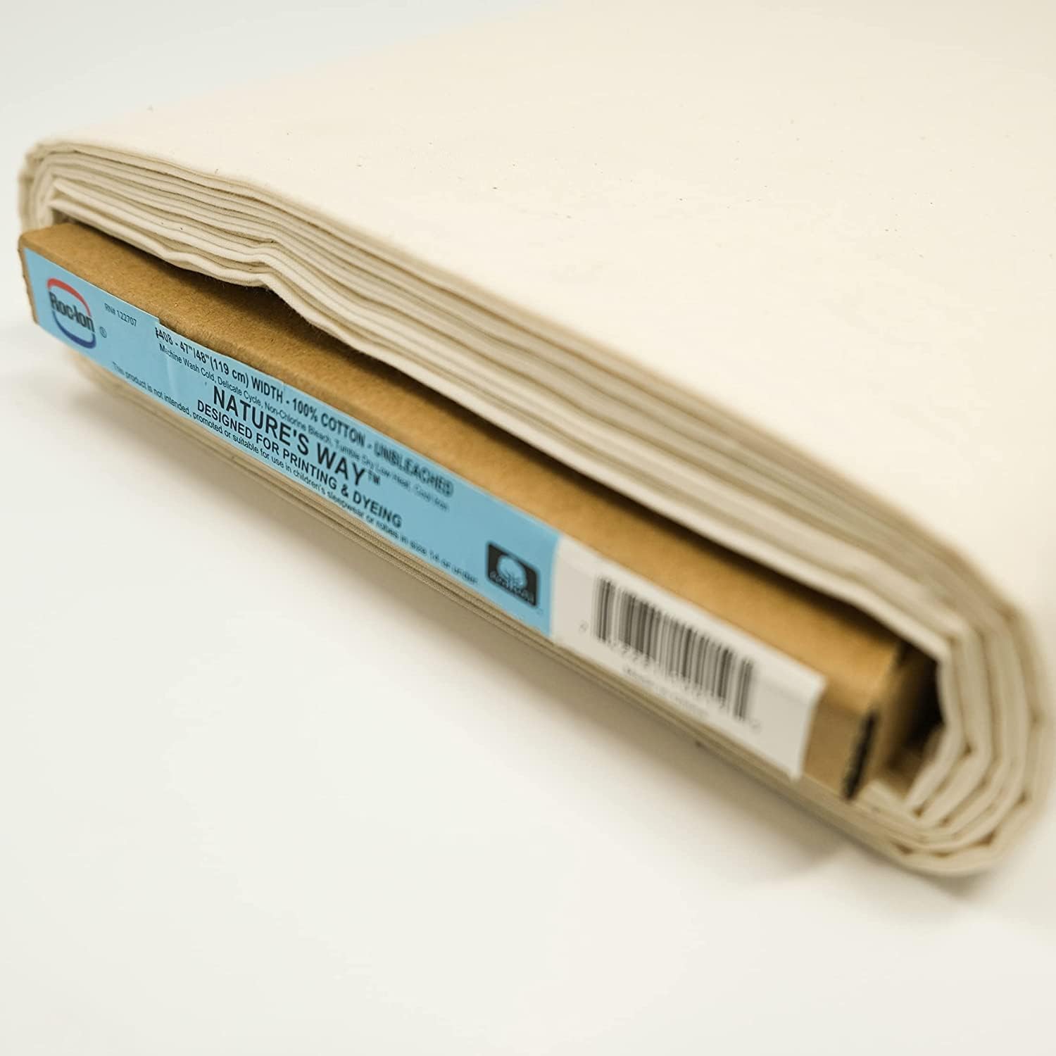 Roc-lon 47/48 Wide Nature Premium Quality Muslin Unbleached, Off-White