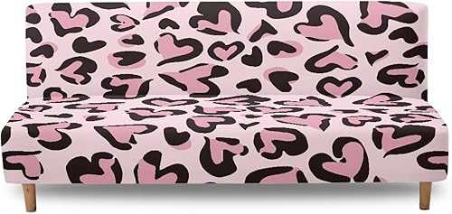 Miniatura 38 de Fundas para sofá cama con estampado de vaca marrón girasol con bandas elásticas para el hogar, sala de estar, fácil de instalar, antideslizante,