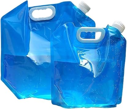 SBTRKT 5L/10L Outdoor Folding Water Bag Bucket Portable Camping Water Container Hiking Sports Drinking Jug Picnic BBQ Water Storage Bag Color 10L