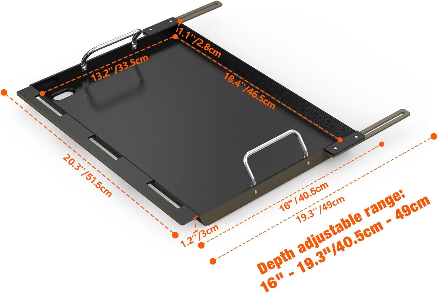 Stanbroil Universal Full Size Griddle Insert for Most 3-Burner Gas Grill - Compatible with Weber, Royal Gourmet, Cuisinart, Char-Broil, Nexgrill, Napoleon, Dyna-Glo, Monument Grills and More