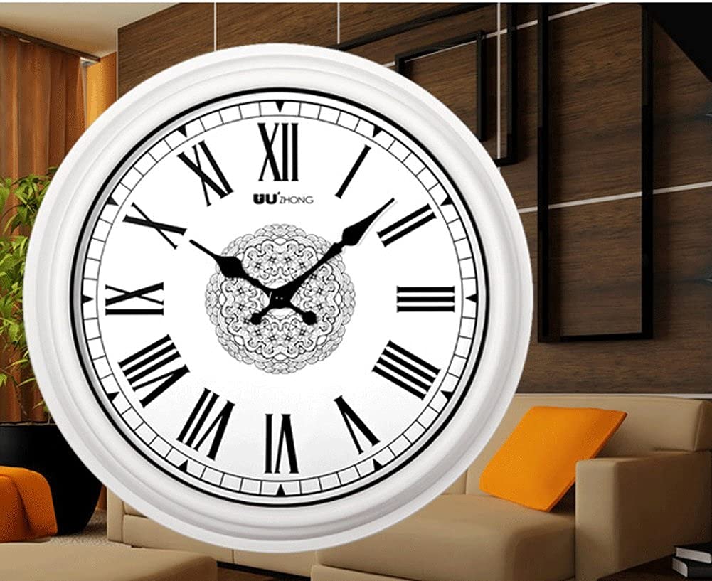 Horloges murales art européen blanche pour sublimer le design de votre salon avec style et calme