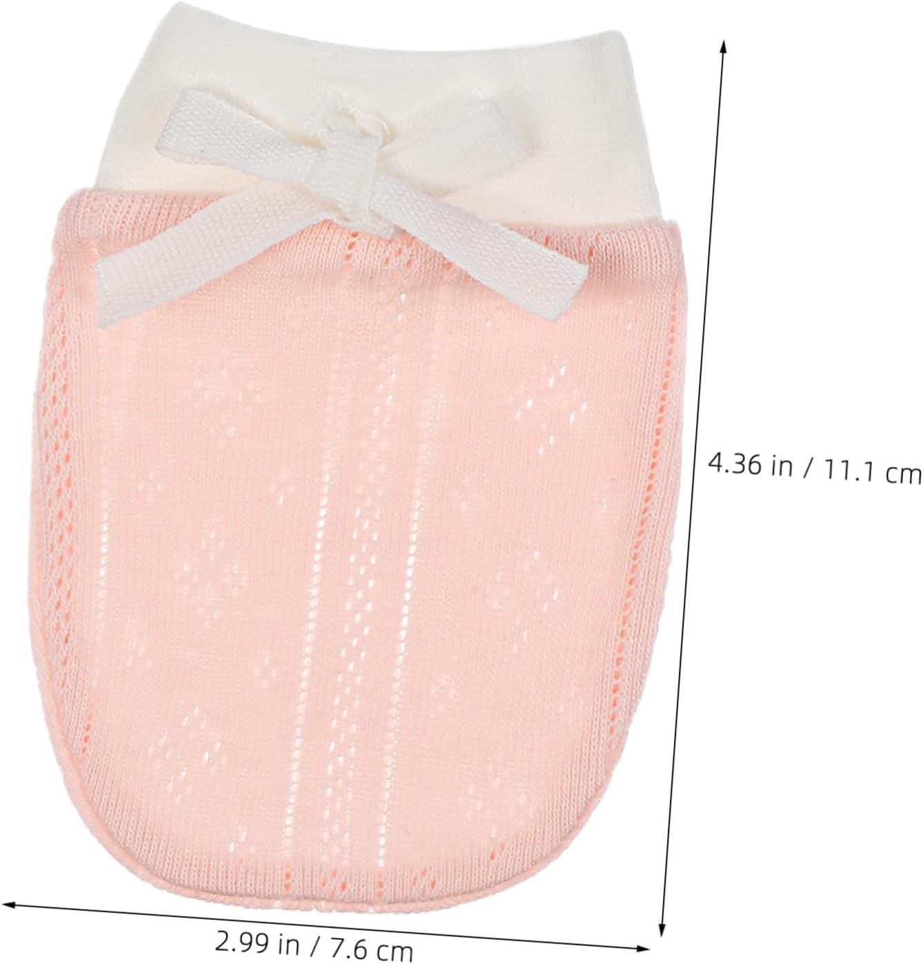 2pairs Cotton Newborn Mittens Soft Gloves to Prevent Scratching for Months Breathable and Elastic Design for Comfort and Durability