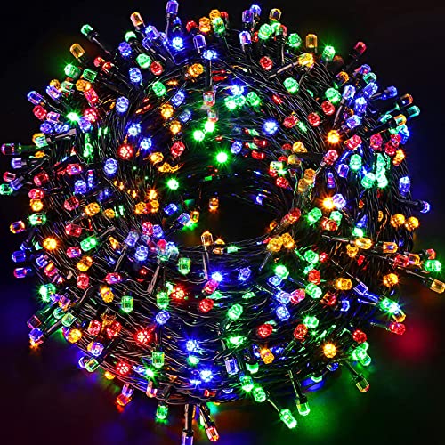 Areker 328Ft 1000Led Valentines Day Outdoor String Lights Outdoor/Indoor, Multicolor Fairy Lights Plug In, 8 Modes Waterproof Twinkle Lights Party For Wedding Halloween #TOP3