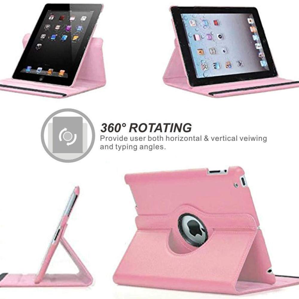 Pour IPAD Mini 1 2 3 Polka Dots 360 Rotation Cuir Étui