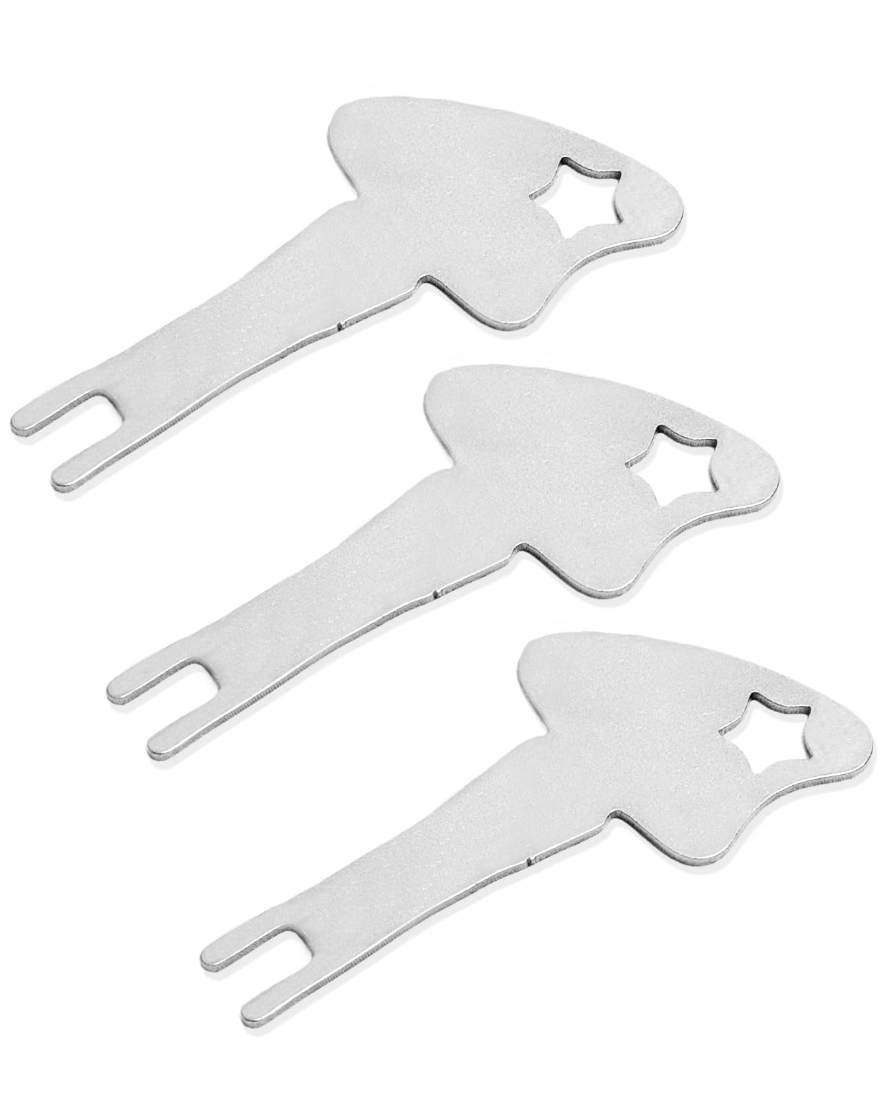 3PCS) Locking Switch Tamper Proof Electrical Switch Keys 500K for