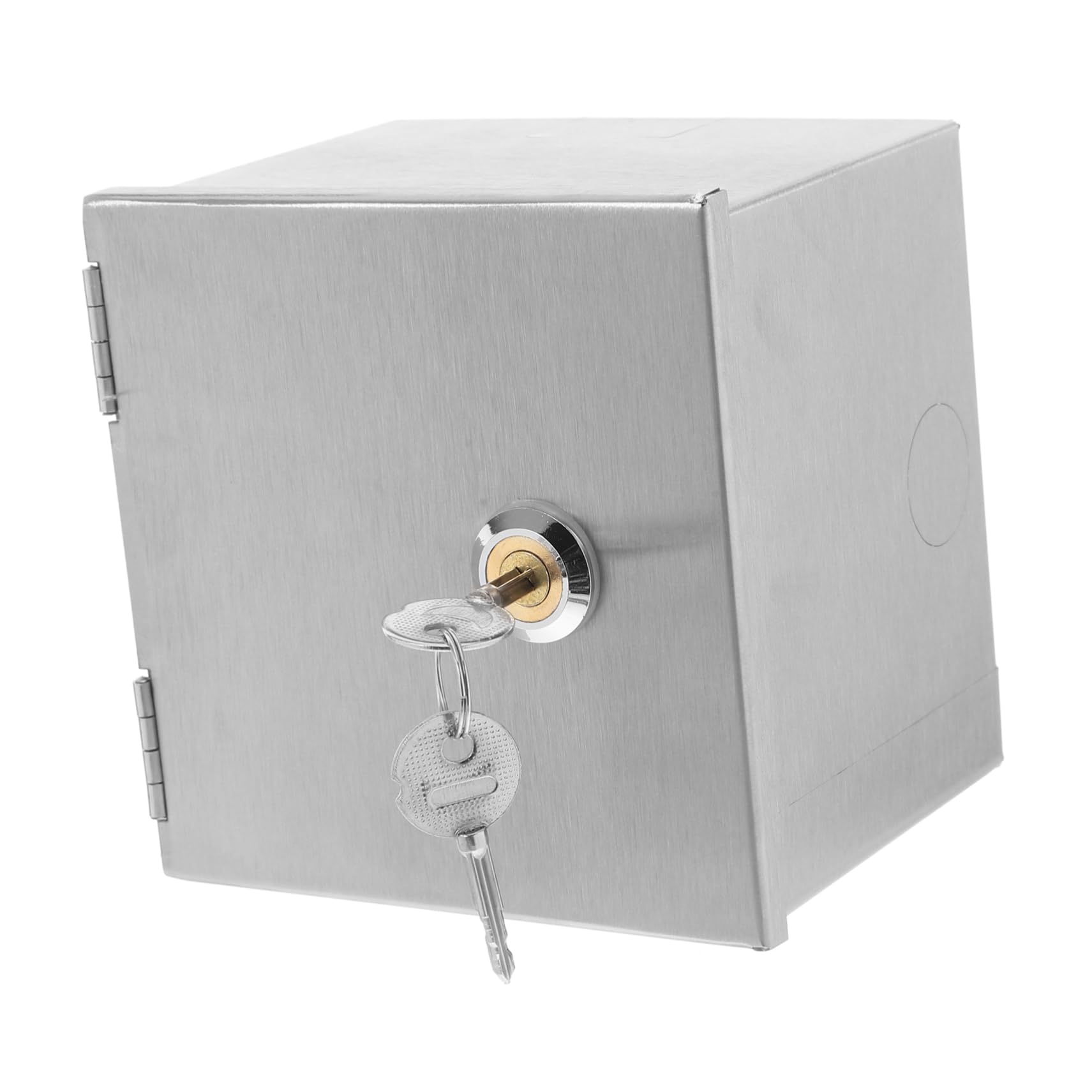 Caja Eléctrica para Exteriores Caja Metálica para Pared de Seguridad con Cerradura para Proyectos Electrónicos y Protección de Enchufes Entornos al Aire