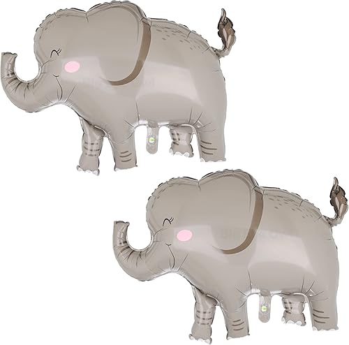 Miniatura 8 de Globos de papel de aluminio de jirafa, gran selva, safari, animal, decoraciones de fiesta de cumpleaños, globo gigante de safari para niño, salvaje,