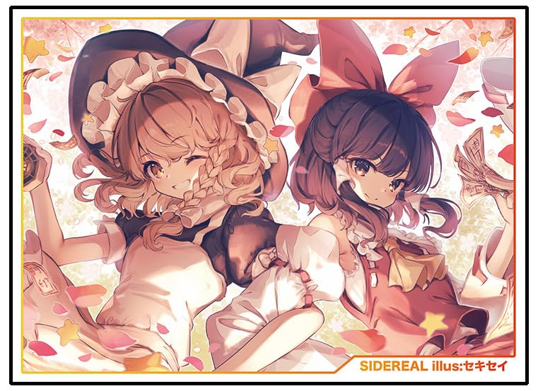 Amazon.co.jp: SIDEREAL 東方 カードスリーブ ☆『霊夢＆魔理沙/illust