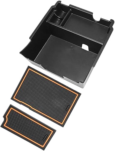 Miniatura 7 de auovo Kit de alfombrillas y bandejas para Subaru Crosstrek e Impreza Accesorios 2018-2023 Portavasos, Insertos y bandeja organizadora de consola