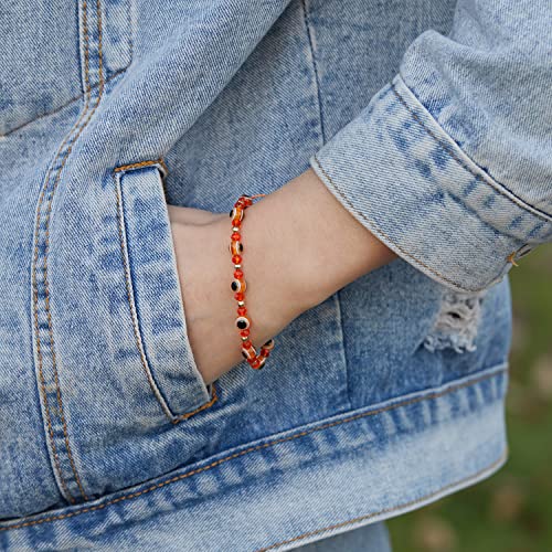 Lucky Eye Beads Red Rope Handmade Braided Bracelets Jewelry Bangles String Woven Adjustable Bracelets For Women Lady Girls Gift Professional Design #TOP1