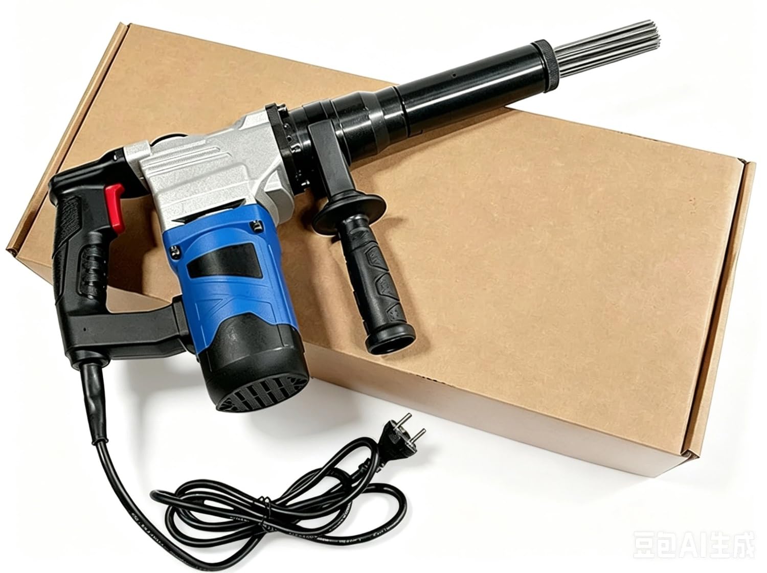1400W Electric Needle Scaler,5900 BPM, Electric Needle Gun,Industrial Grade Rust Removal Tool, Hand-held Needle Derusting Gun,for Removal of Rust, Weld Slag, Paint and Dirt Quickly(110V)