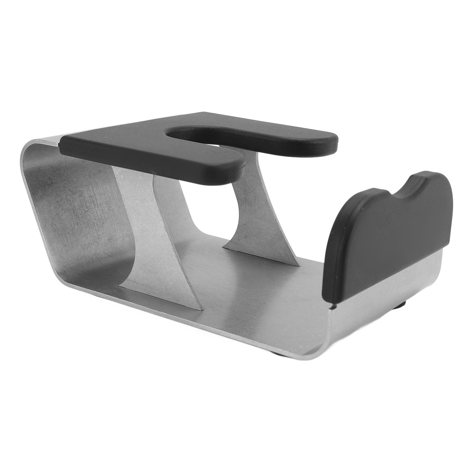 Support porte-filtre café inox plateforme stable pour machine expresso