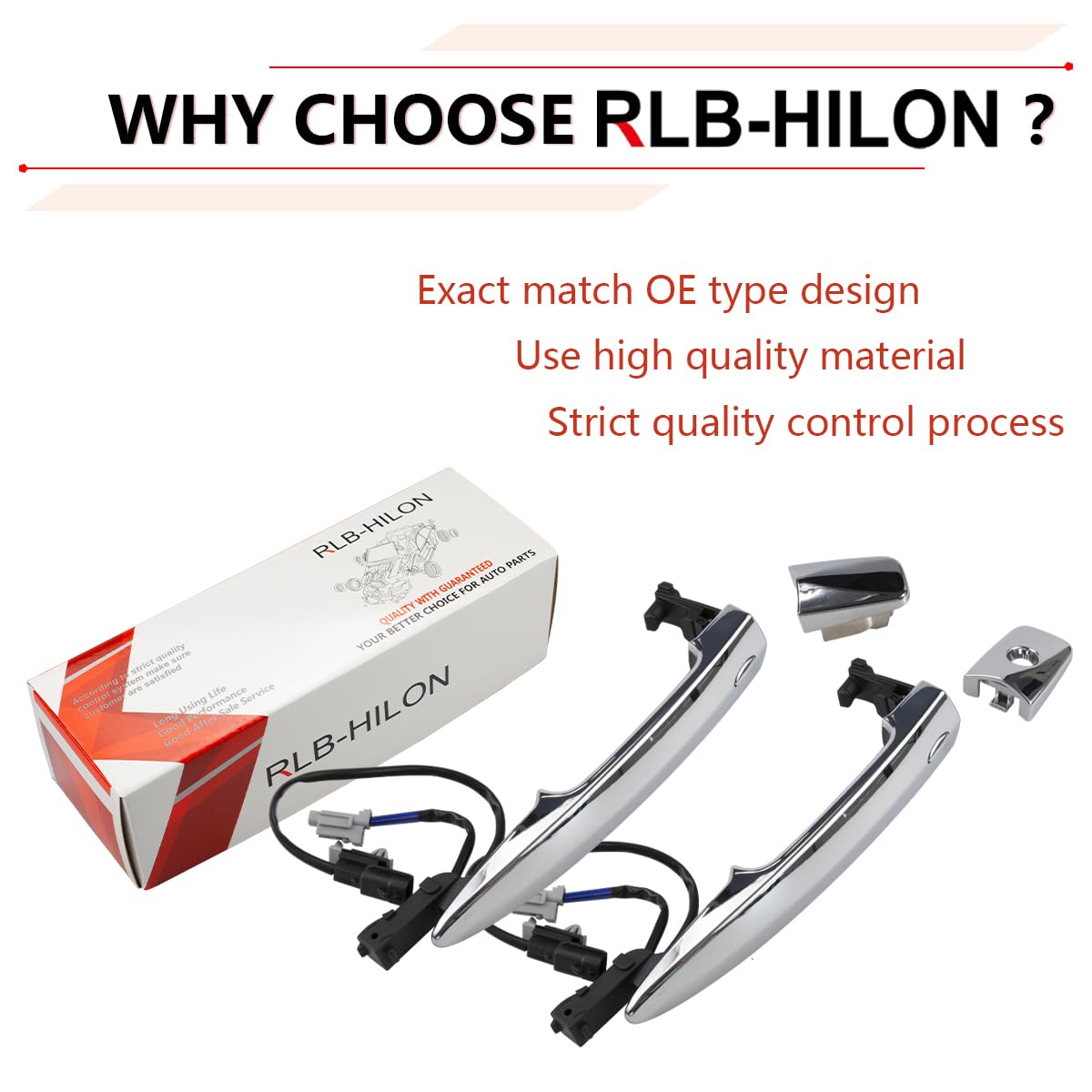 Amazon.com: RLB-HILON Exterior Door Handle Compatible with Nissan
