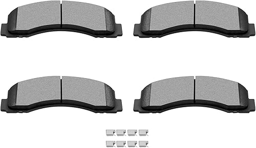 Miniatura 22 de SCITOO Kits de pastillas de freno semimetálicas D757 - Reemplazo trasero para Ford Excursion 2000-2005, F-250 Super Duty 1999-2004, F-350 Super Duty