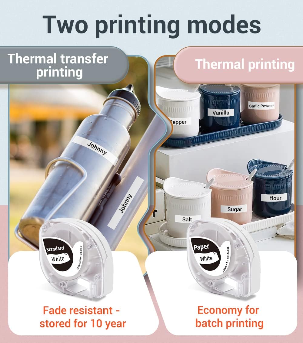 Phomemo Label Maker Machine P12 Label Makers, Portable Label Maker for Organizing, Small Label Printer Bluetooth Label Maker Available in Multiple Text & Fonts, Label Maker with 12mm x 4m Refills