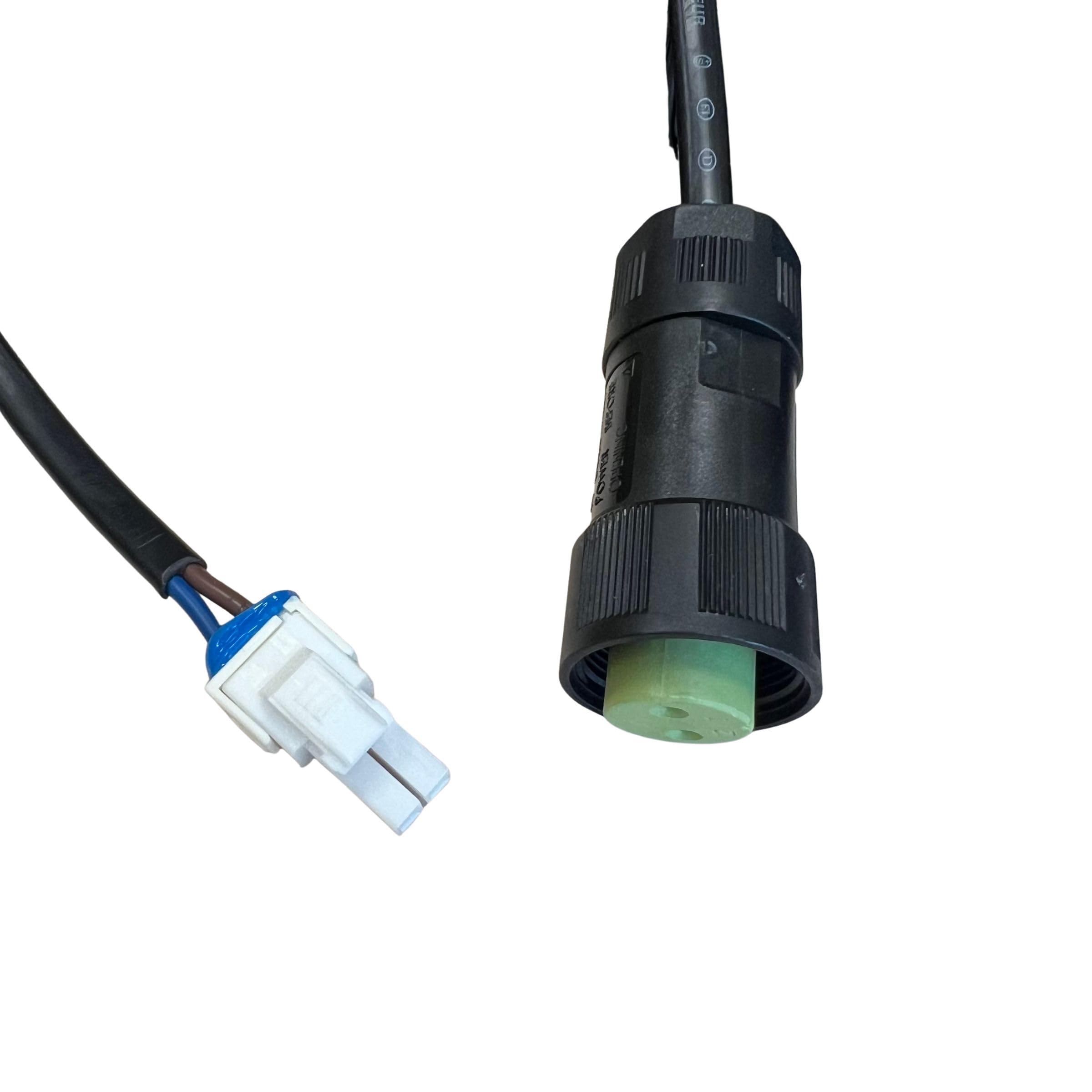 TIMBERA Kabel do ładowania Worx Landroid 10 m, żeński na męski, kabel zasilający do podłączenia zasilacza ze stacją ładującą, 10 metrów