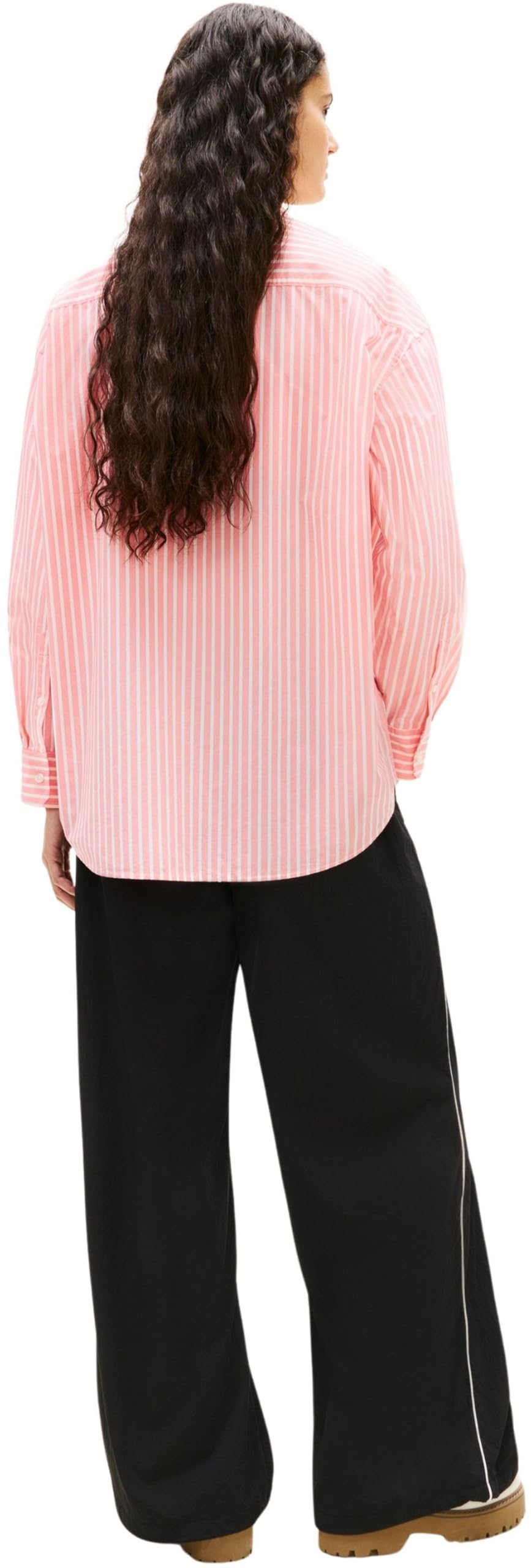 Tommy Jeans Tjw Ovs Poplin Shirt Dw0dw22218 Blusas L/S Mujer (Pack de 1)