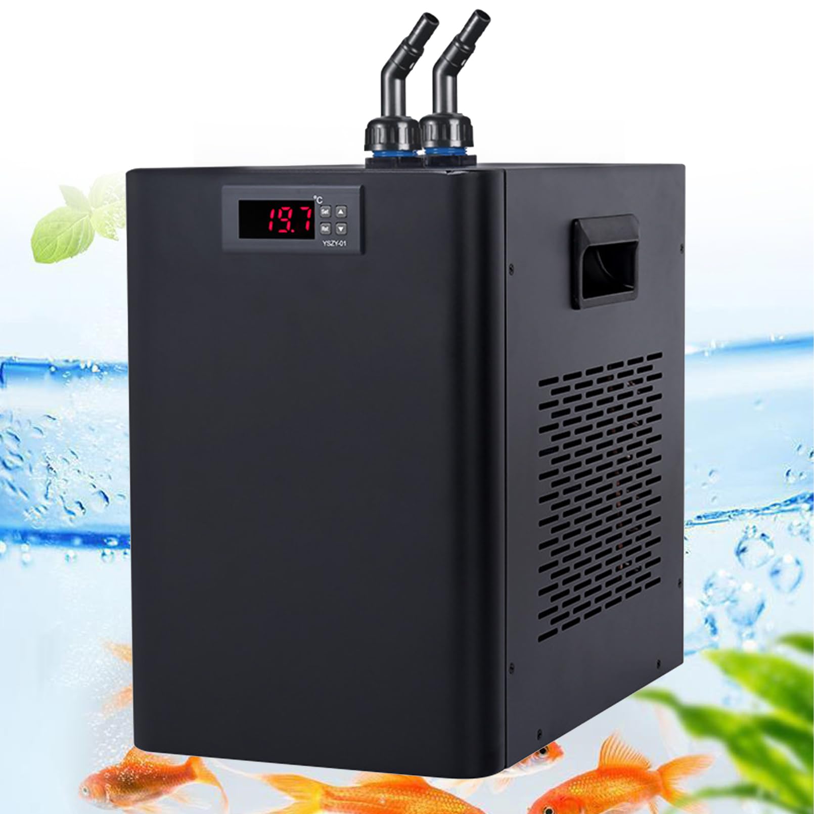 Enfriador de agua para acuario con diseño especial de refrigeración por compresor potente