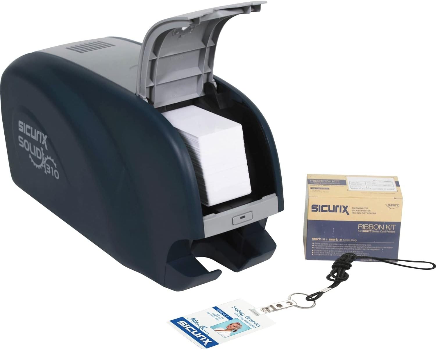 SRX38310 - SICURIX 310 Single Sided Dye Sublimation/Thermal Transfer Printer - Card Print