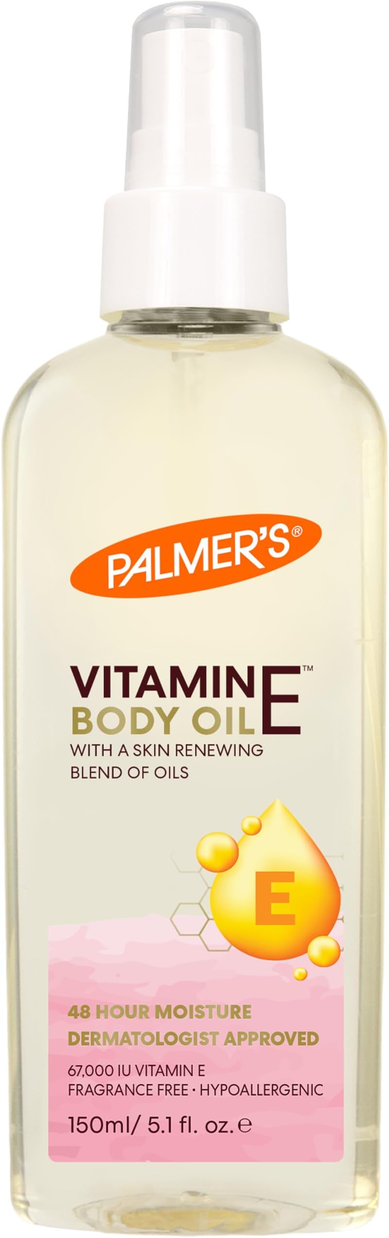 Amazon.com : Palmer's Cocoa Butter Formula Shimmer Body Oil with ...