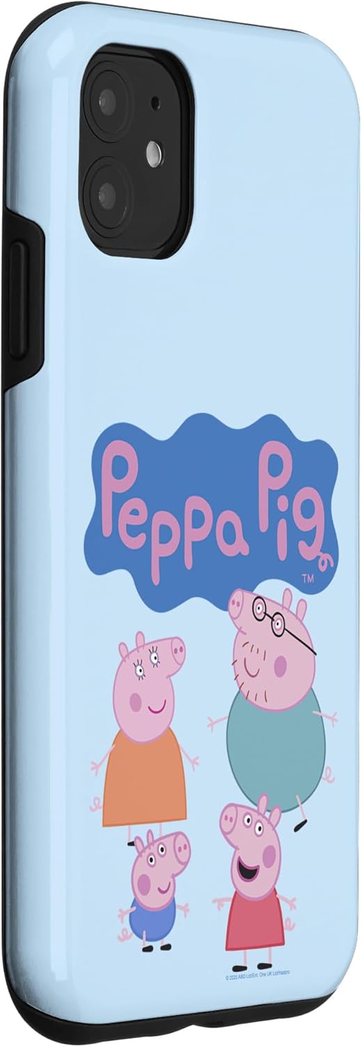 Peppa Pig Family Logo Case for iPhone 11