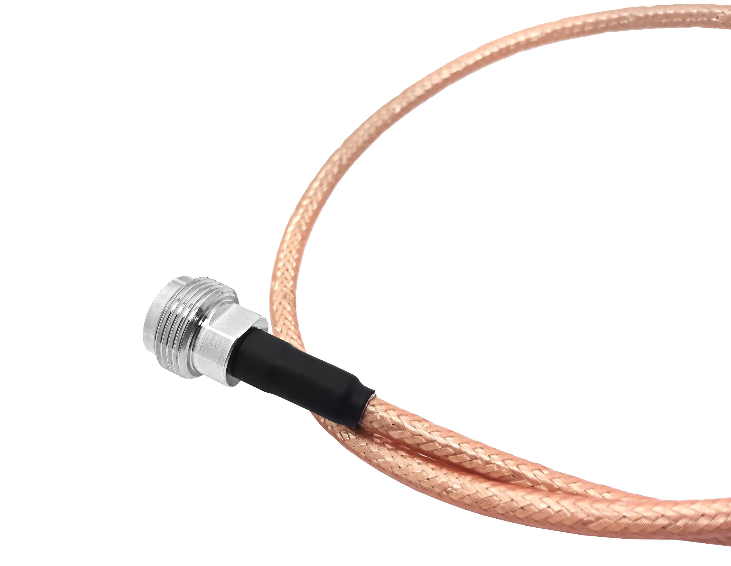 RG142 N Przedłużacz męski na N żeński — kabel koncentryczny o niskich stratach(2ft)