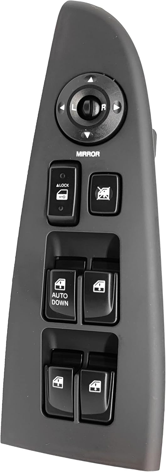 Power Window Main Switch Assembly for 2007 2008 2009 2010 Hyundai Elantra 2007-2010 93570-2H110-7U 93570-2H110 DWS1186