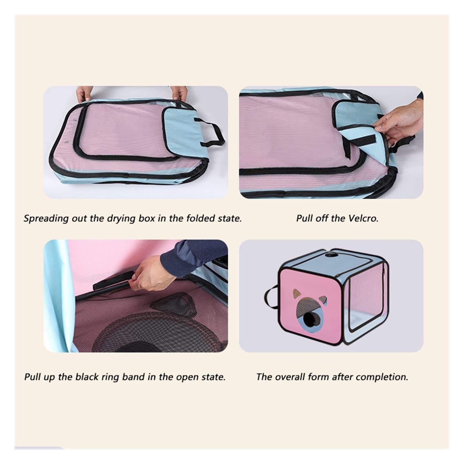 Amazon.co.jp: 犬用ドライヤー 猫乾燥ボックス折りたたみペット