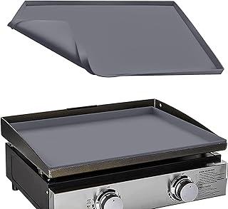 Artnice 22" Griddle Mat Silicone for Blackstone, Great Protective Cover Mats Blackstone Griddle Top Covers for Blackstone Protector Outdoor, Heavy Duty Food Grade Silicone Grill Mat, Grey
