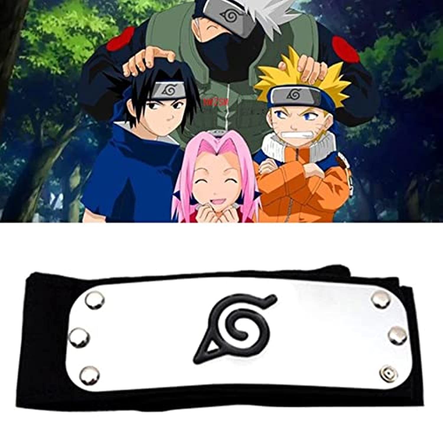 Anime NARUTO konohagakurenosato ninja headband for cosplay