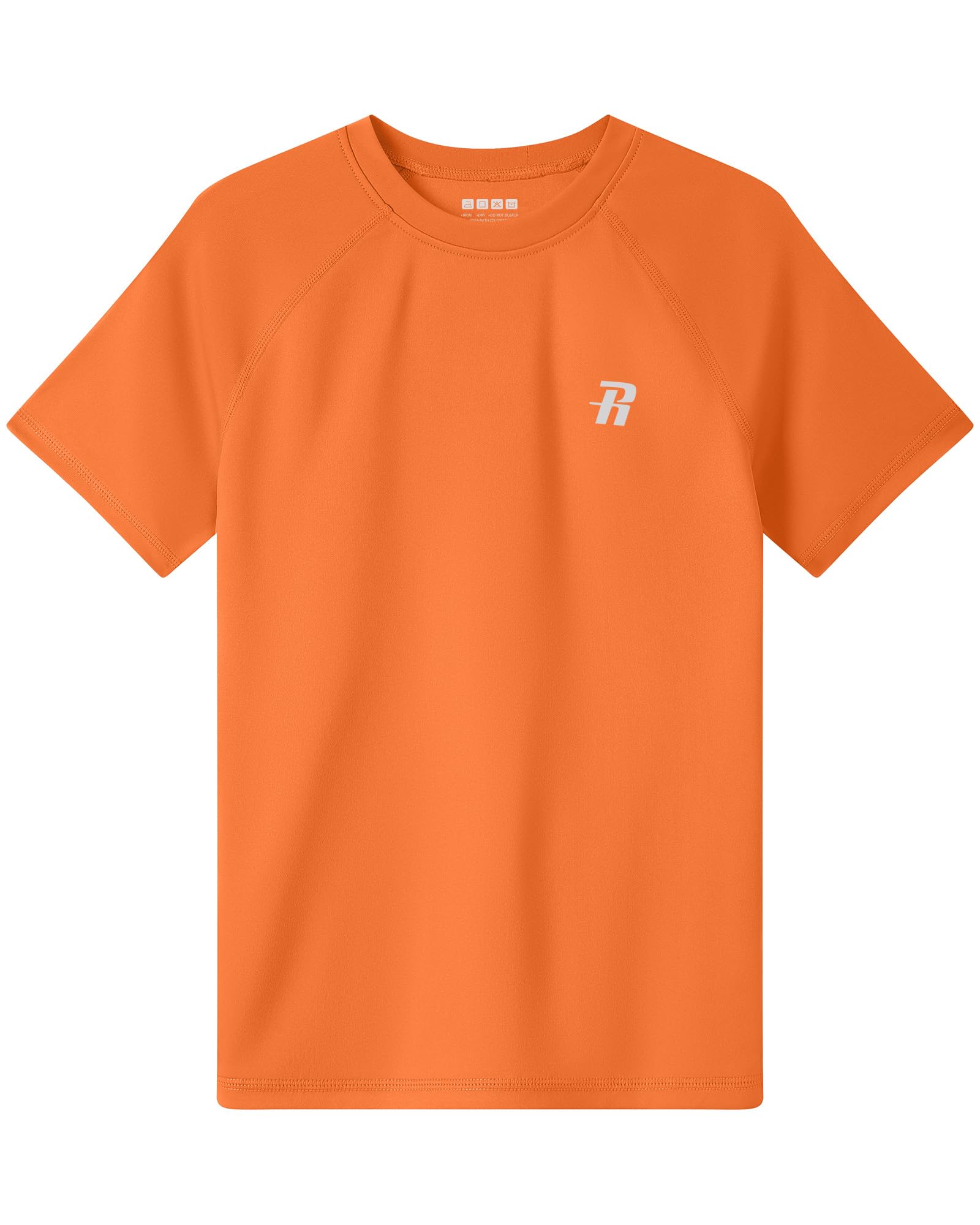 Runhit UPF 50+ UV Shirt Kinder Kurzarm, Atmungsaktives Badeshirt Schwimmshirt mit Rundhals, Schnelltrocknendes Rashguard Top für Strand Wassersport Outdoor