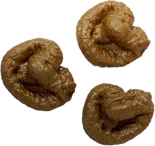NOVELTY GIANT WWW.NOVELTYGIANT.COM Fake Poo Poop Broma Broma Broma Mordaza 3 Pk