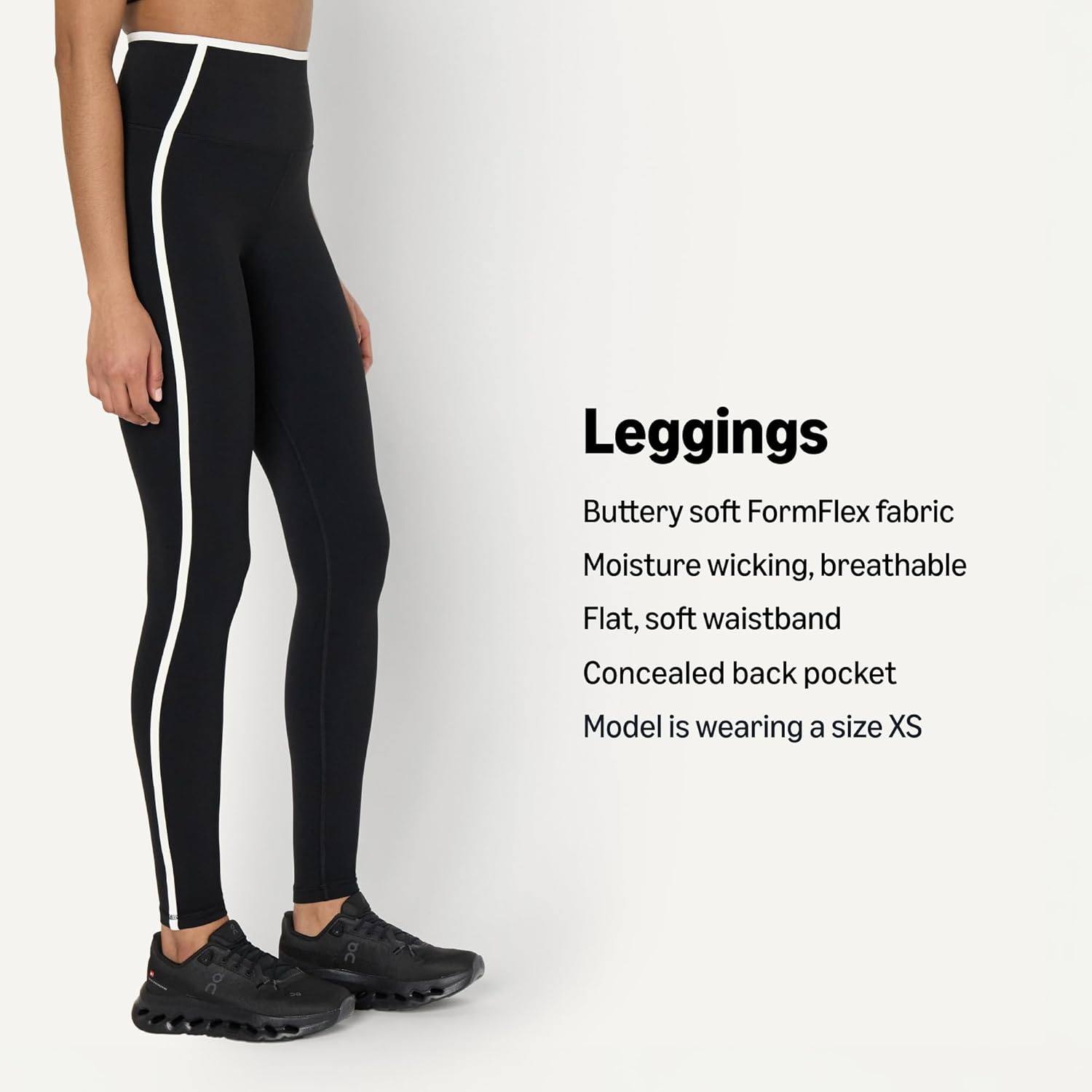 Amazon Essentials Women's Active FormFlex Buttery Soft High Waist 27.5" Inseam Full Length Yoga Leggings with Contrast Trim - Image 4