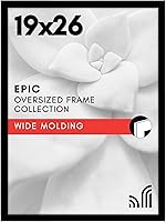 Vista 118 de Americanflat - Marco para cuadro de 16x20 con plexiglás pulido - Marcos anchos para cuadros fabricados en madera de ingeniería para exhibición