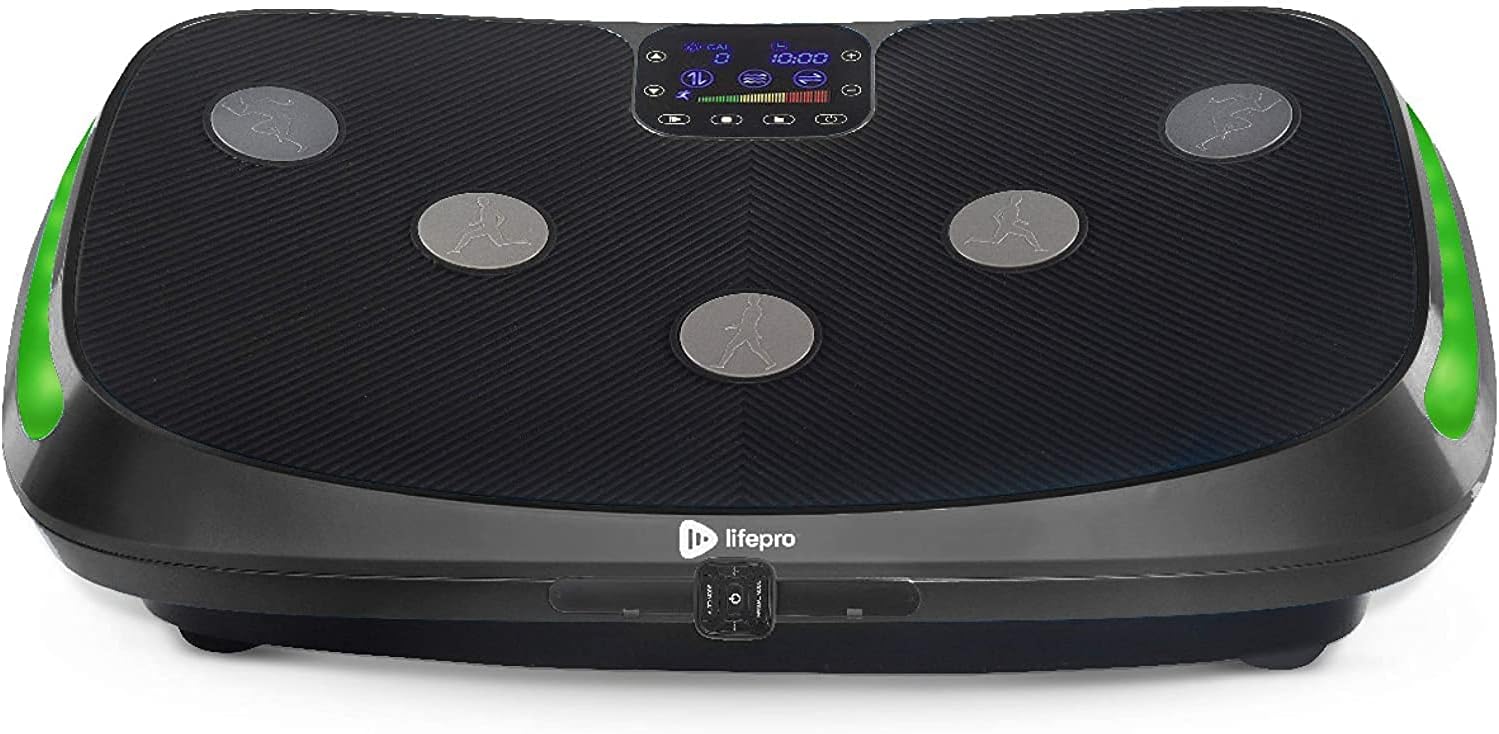 LifePro Rumblex 4D Vibration Plate Exercise Machine – Triple Motor Oscillation, Linear, Pulsation + 3D/4D Vibration Platform – Whole Body Viberation Machine for Home, Weight Loss & Shaping. (Renewed)