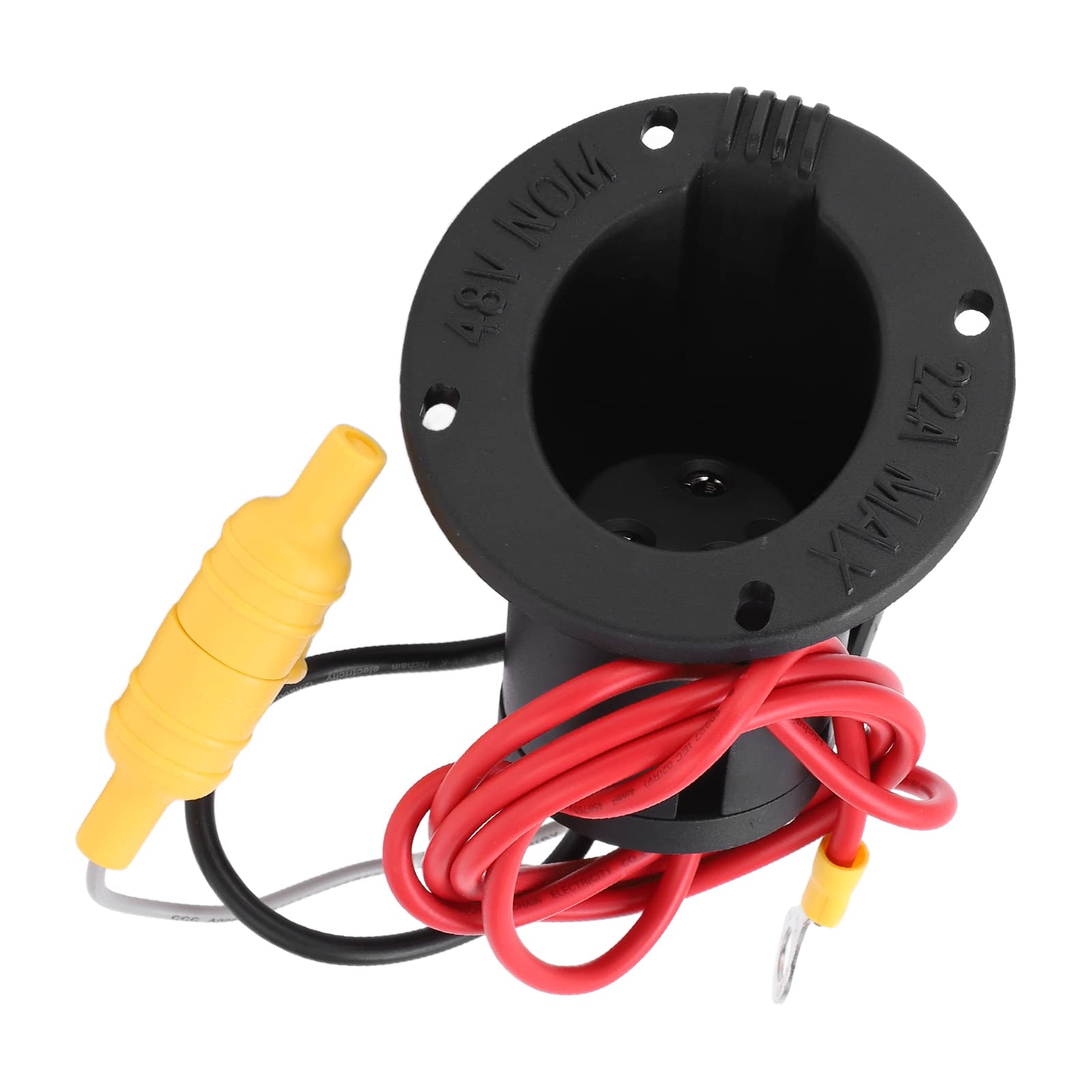 Prise de Chargeur DC 48 Volts Chargeur de Voiture Chargeur de Fusible Prise de Charge 101802101 Remplacement de L'assemblage pour Club Car DS Modèles 2000-Up