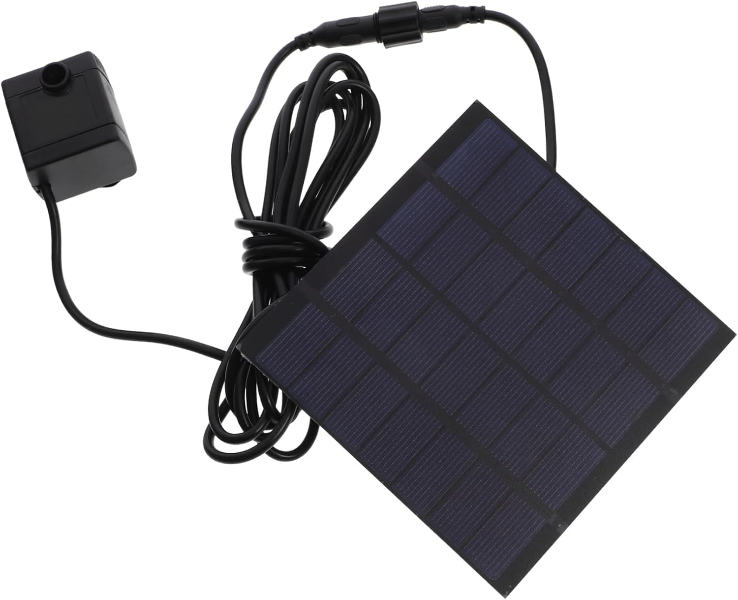 BESPORTBLE 7v Solar Pump for Aquariums and Gardens h Submersible Water Fountain Black Dc Pump for Ponds and Bird Baths Energy-saving Design Suction Cups