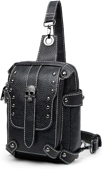 Womens Sling Bag Crossbody Fanny Pack Purse Leather Casual Fashion Travel Daypack Sport Chest Satchel for Women