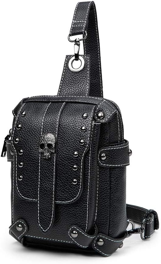 Womens Sling Bag Crossbody Fanny Pack Purse Leather Casual Fashion Travel Daypack Sport Chest Satchel for Women