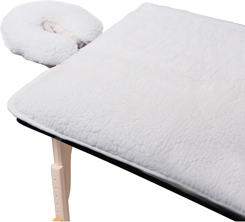 ForPro Premium Collection Conjunto de manta de fleece para mesa de massagem com capa para apoio facial